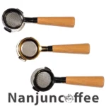 58 size naked portafilter with two slanted pins