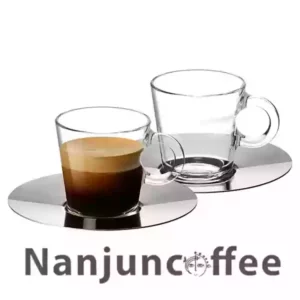 A pair of Nespresso view Espresso cups
