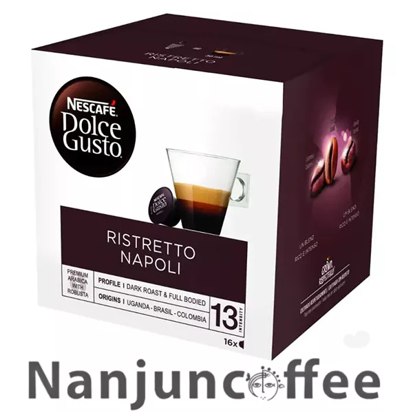 کپسول دولچه گوستو ristretto napoli style اینتنسیتی 13 dolce gusto ristretto napoli style