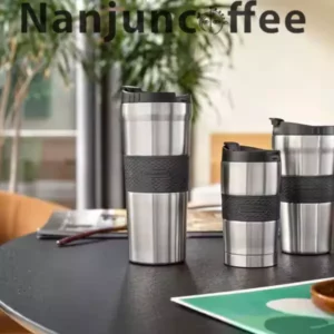 Delonghi Double wall stainless steel travel mug, 300 ml DLSC074