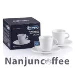 Delonghi Porcelain espresso cups, 70 ml, set of 2 DLSC308