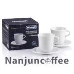 Delonghi Porcelain cappuccino cups, 270 ml, set of 2 ,DLSC309