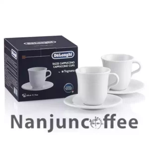 Delonghi Porcelain cappuccino cups, 270 ml, set of 2 ,DLSC309