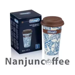 Delonghi DLSC064 blue flower two-wall ceramic mug 300 ml