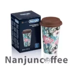 Delonghi Double wall ceramic mug, 300 ml DLSC065 Floral Mix