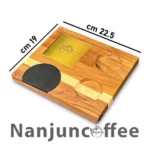 Nanjun wooden stand (tamper leveler portafilter)